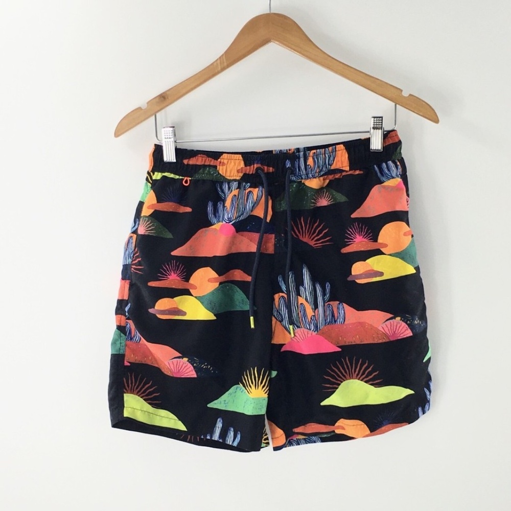 Vibrant Multicolor Swim Shorts